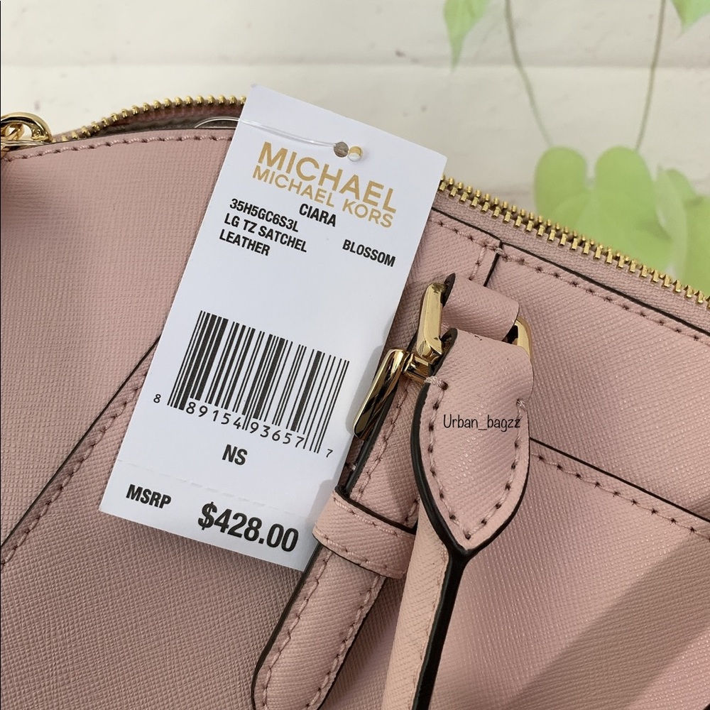 Michael Kors Ciara Large Top Zip Satchel Set - Picture 9 of 13